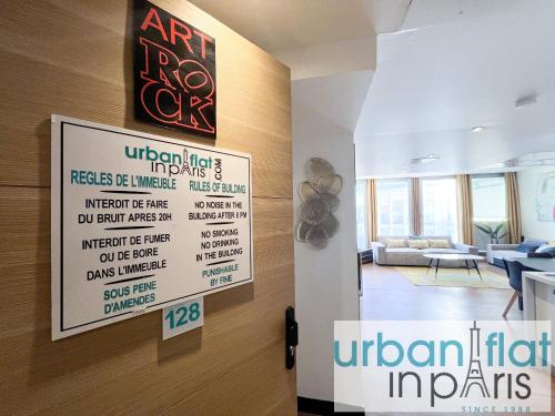 Urban Flat 128 - Art Rock 4BDR Flat near Champs-Elysees - image 9
