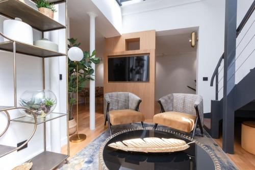 My Véranda - Marais - République- Luxury family suite avec climatisation Room Type - Apartment with Shower