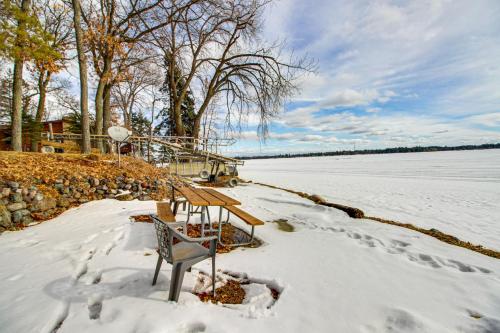 Boat Dock & Fire Pit: Waterfront Home in Crosslake in Crosslake (MN)
