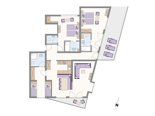 Three-Bedroom Apartment - 2