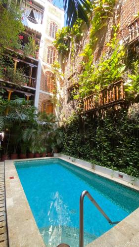 Swimming pool, Hotel Don Pedro De Heredia in Cartagena