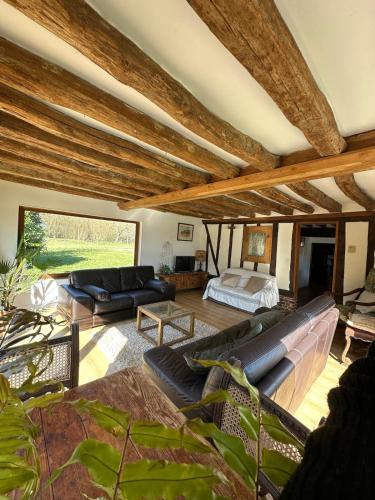 Longère normande avec piscine et jardin (Longere normande avec piscine et jardin) in Gisay