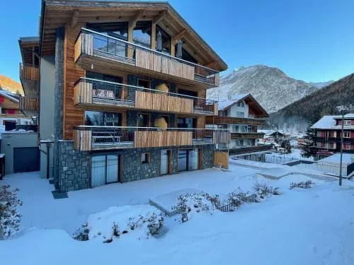 Berghof in Saas-Fee, Schweiz
