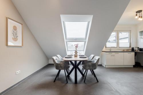 Konyha, GT-City Suite 02 I Gasgrill I Smart-TV I Balkon in Gutersloh