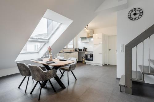 Konyha, GT-City Suite 02 I Gasgrill I Smart-TV I Balkon in Gutersloh