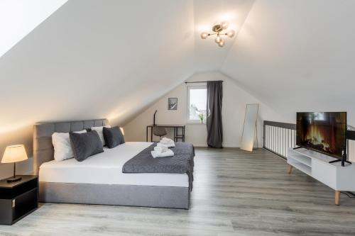 GT-City Suite 02 I Gasgrill I Smart-TV I Balkon in Gutersloh
