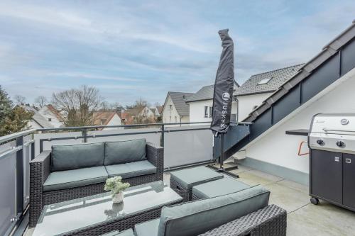 Létesítmények, GT-City Suite 02 I Gasgrill I Smart-TV I Balkon in Gutersloh