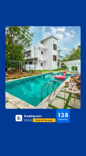 EKOSTAY - Amanta Villas- 15BHK & 21BHK with Complimentary DJ for 21BHK I 2 Pools I 2 Turfs