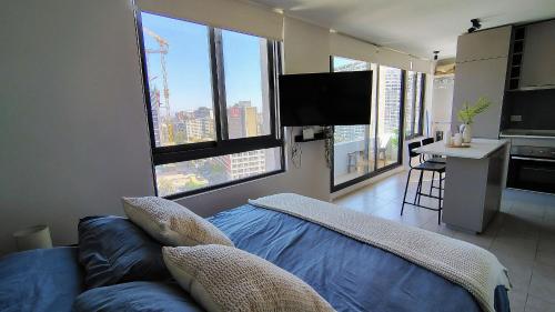 Cómodo y hermoso Studio cercano Plaza Egaña