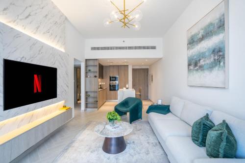 Stylish 1br Retreat In Jvc Modern & Cozy Stay, Dubái (foto 3)
