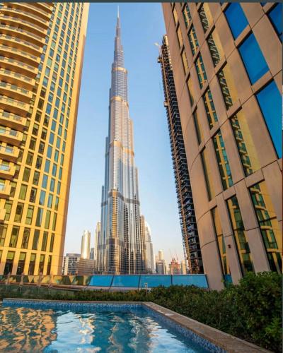 Elite Class 2BR Luxe Burj khalifa View Big living room, Dubaj (fotografie 10)