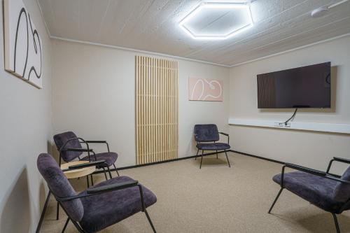 ห้องส่วนกลางสำหรับนั่งเล่น/ดูทีวี, SawoHostel in อีซาลมี