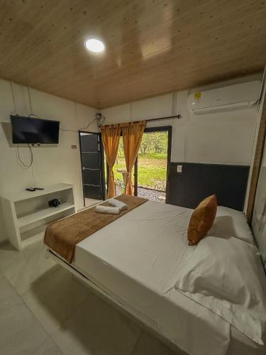 1 double bed