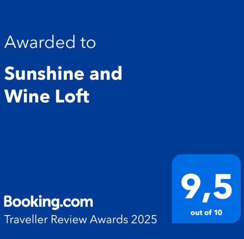 Sunshine and Wine Loft in Penticton, Canada