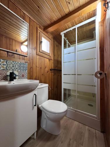 Fürdőszoba, Camping Riera Merles in Borreda