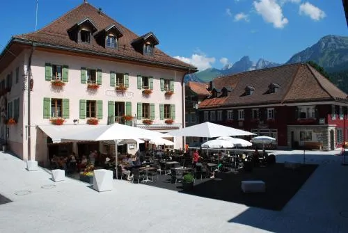 Hôtel de Ville in Chateau-dOex, Schweiz
