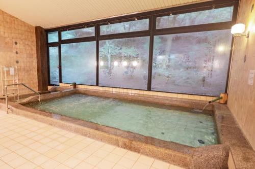 교토 くらま温泉 4성급 호텔 수영장