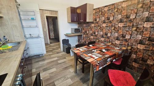 Konyha, Ferienwohnung - Zur Schamper Mühle Gotthun (Ferienwohnung - Zur Schamper Muhle Gotthun) in Gotthun
