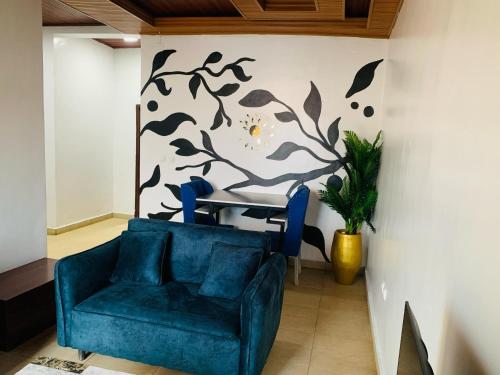 Kigali Serene 1 Bedroom Apartment 2-Star Single Room lobby