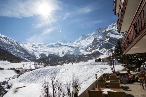 Restaurant, Hotel Bristol in Saas-Fee