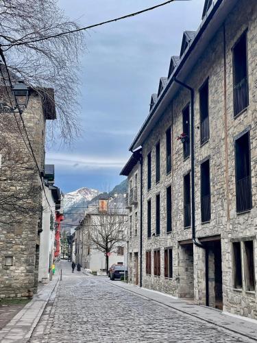 CALMFRANC atico abuhardillado con vistas al rio y la montana Avistamiento de ciervos en Canfranc Pue in Aisa