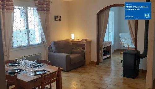 T3 RDC 2/4 pers, terrasse et garage privé. - Location saisonnière - Gap