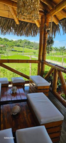 balkon/terras, Casa en Olon, Montañita, Hacienda Olonche (Casa en Olon, Montanita, Hacienda Olonche) in Olon