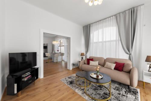 Közös társalgó / TV, Liebelei Miesbach Boutique Apartment - 2 Min zum Bahnhof, eigener Parkplatz in Miesbach