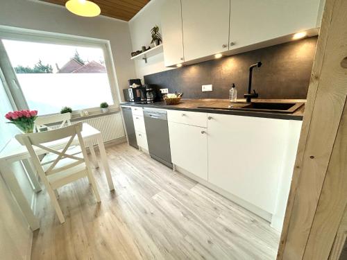 廚房, Ferienwohnung Dorfliebe Kirchdorf in 基赫多夫