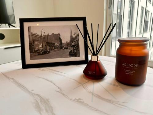 Stylish 1-Bedroom Apartment Sleeps 3 in central Birmingham, Birmingham (fotografie 7)