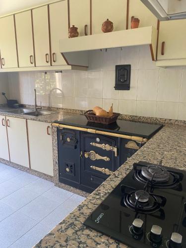 Konyha, Casa Vilamarín (Casa Vilamarin) in Abegondo