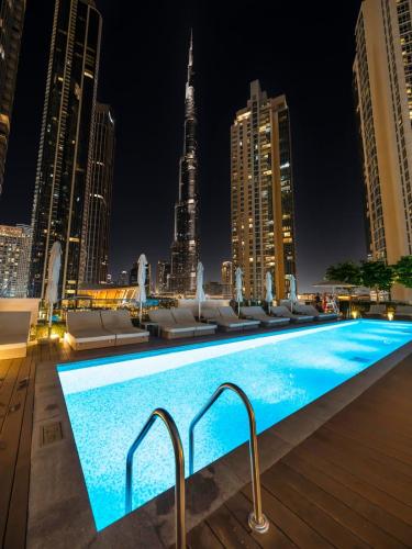 Luxe 1BR 5 mins to Dubai Mall and Burj Khalifa, Dubái (foto 5)