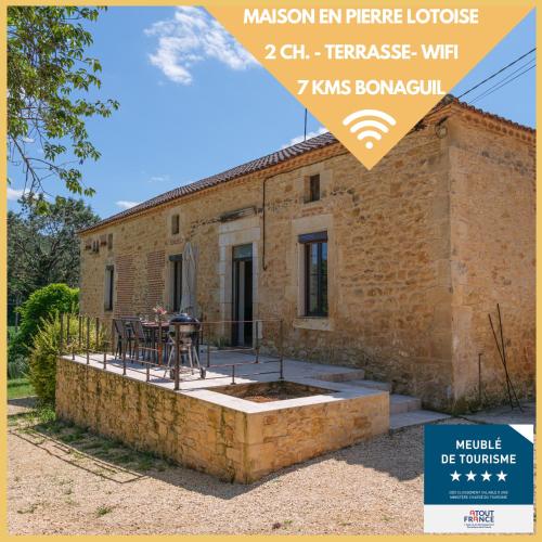 Maison de charme Lotoise proche BONAGUIL gîte à louer Boussac
