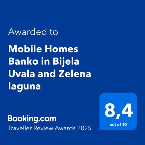 Mobile Homes Banko in Bijela Uvala and Zelena laguna - Accommodation - Poreč