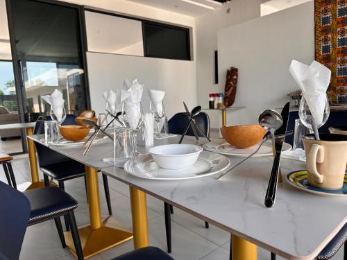 Restaurant, Madigane Residence Assinie in Assinie-Mafia