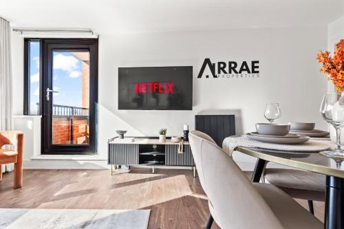 ArraeLuxe, 2 BEDROOMS 2 BATH Sleeps 5, PARKING, Central Location By Utilita Arena, ICC, Broad Street, Brindley Place and LEGOLAND, Birmingham (fotografie 7)