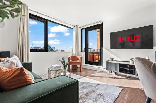 ArraeLuxe, 2 BEDROOMS 2 BATH Sleeps 5, PARKING, Central Location By Utilita Arena, ICC, Broad Street, Brindley Place and LEGOLAND, Birmingham (fotografie 2)