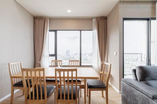 라차다의 아파트먼트 (85m², 침실 3개, 프라이빗 욕실 2개)