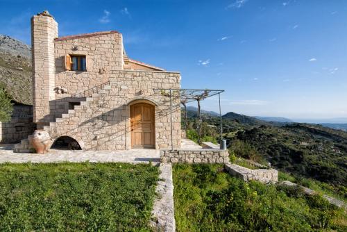 Exterior view, Panoramic View Villa in OliveGroves in Krousonas