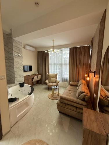 Family Room with Sauna