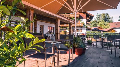 陽台/露台, Wohlfühlhotel zur Post (Wohlfuhlhotel zur Post) in 朗多夫