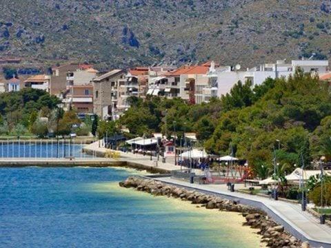 Villa Elli 1 Beach front with garden in Itea