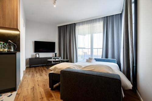 Sala de estar / sala de TV, Korfantego PREMIUM 39B Apartment by BookingHost in Welnowiec