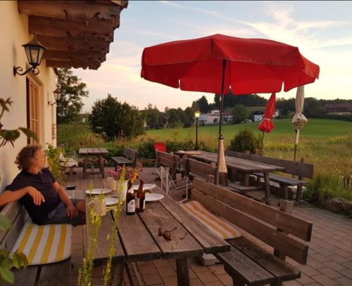 Balcony/terrace, Kulturgut Annahof in Franking