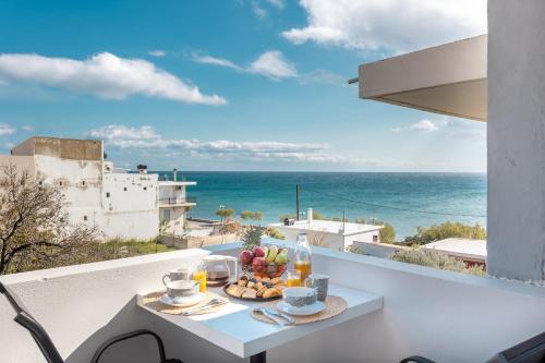 Balcony/terrace, Avra 3 modern apt by the sea in Arkalochori