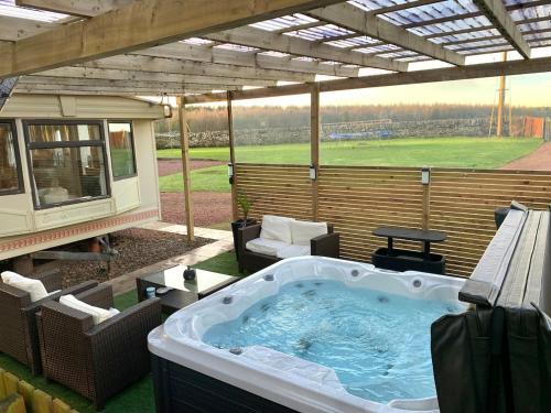 North Lodge Holiday Home, Hot Tub & Sauna gîte à louer Newbigging