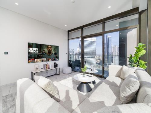 Brand New Business Bay 1 Bed with Burj Khalifa and Canal Views, Dubaj (zdjęcie 4)