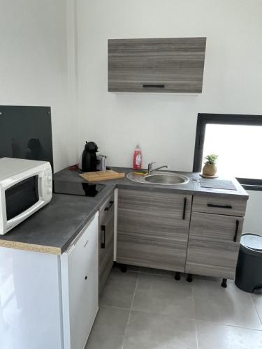 keuken, Studio indépendant Hyper centre (Studio independant Hyper centre) in Challans