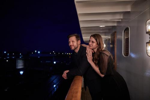 Balcony/terrace, Fingal Hotel near Royal Yacht Britannia