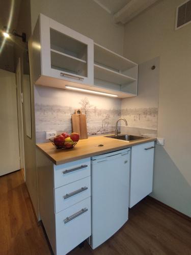 Kitchen, MYROOM in Stroomi beach area in Northern Tallinn